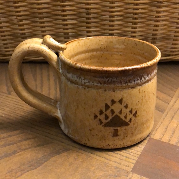 Pottery stoneware coffee mug - Picture 1 of 7